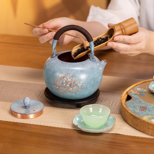 朱炳仁铜 | 月满富贵茶礼套装 商品图2