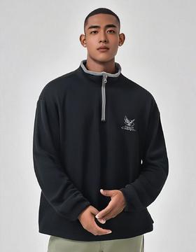 【孤品捡漏】G171男款半高领美版抓绒衣-喜出