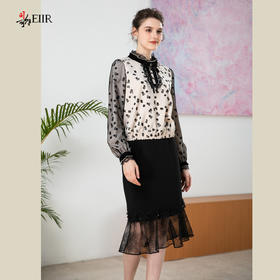 司歌植绒长袖复古上衣春秋T901270y