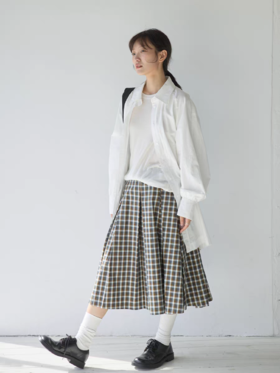 步履不停/5C41165C/杜普林格纹半裙