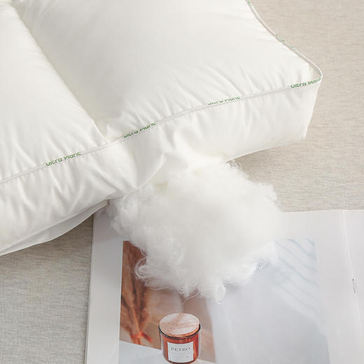 加倍生活 A类全棉青荷护颈枕 立体护颈枕头 全棉枕芯 甄选新疆长绒棉 48小时发货 商品图5