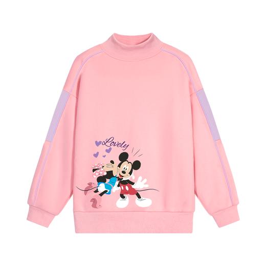 迪士尼女童卫衣秋冬加绒加厚儿童保暖衣服冬季小女孩洋气上衣冬装 商品图5