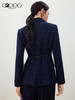 G2000【舒适弹性/商场新款】女装FW25商务通勤格纹西服56212233 商品缩略图2