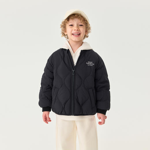 马克珍妮男童云感轻盈暖暖羽绒服2025年冬装新款551680 商品图1