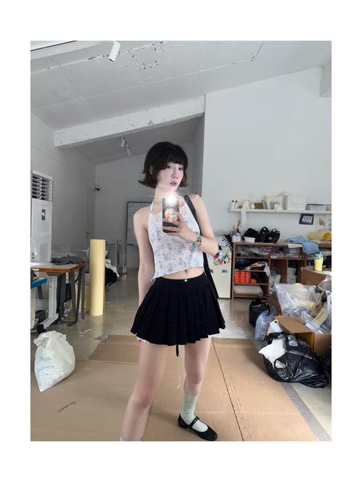 Kaiy Xiao 早秋系列 蕾丝满铺小兔吊带上衣 商品图0