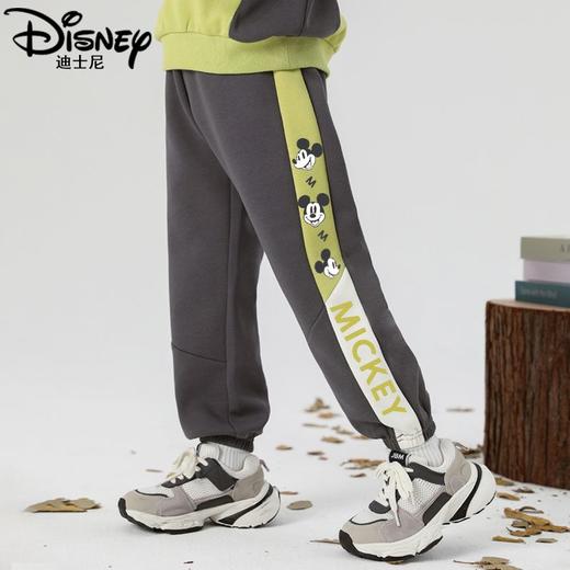 迪士尼男童裤子春秋款2024新款秋季儿童运动裤男孩卫裤男大童长裤 商品图4