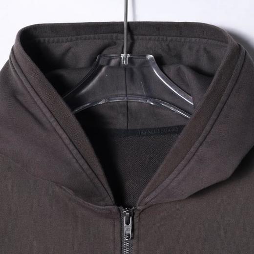 87650SDSA男士春秋新款痞帅男装破洞拉链连帽短款卫衣潮牌宽松开衫上衣 商品图2