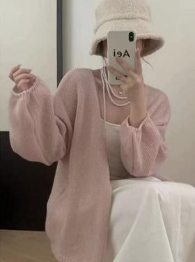 【孤品捡漏】G188粉色开衫外套-喜出