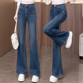 YM MSN25181微喇牛仔裤显瘦弹力时尚修身喇叭裤