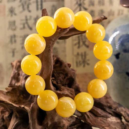 附证书，一周内发货【虎皮纹大咪手串 蜜蜡多功能串】黄蜜蜡虎皮纹，大咪数手串珠串17mm；108蜜蜡多功能串，项链、手串、手持 商品图0