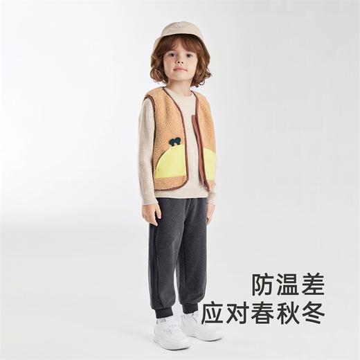 英氏儿童马甲秋季加绒中性马甲休闲百搭中性马甲宝宝背心新款 商品图2