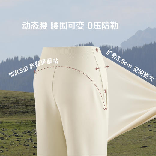 【25秋冬新品】蕉下女士高弹直筒裤SF150 商品图2