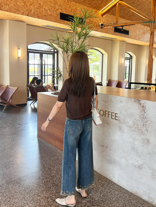 2508512   设计款 花边牛仔裤（送腰带） 商品图4