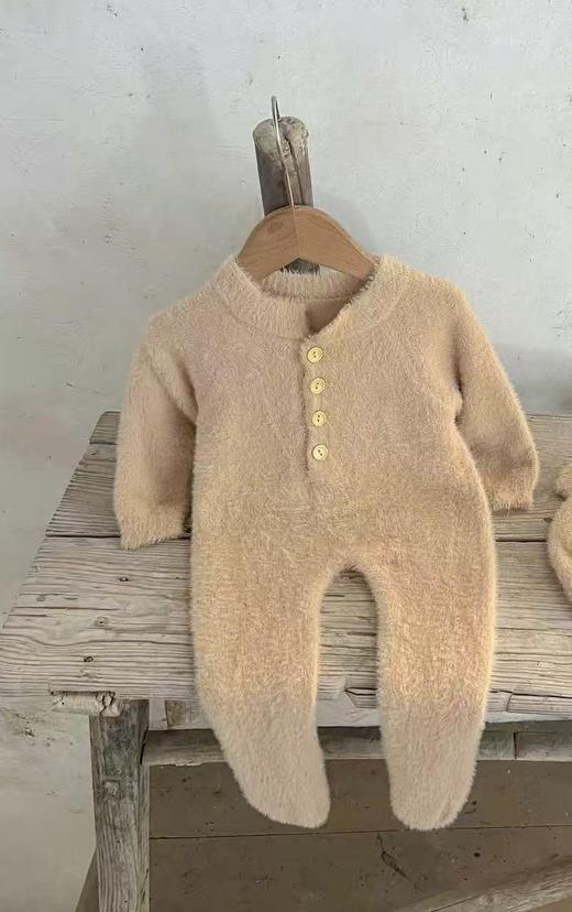 【孤品捡漏】G223婴童90码单件连体衣➕100码灰色加绒马甲-喜出 商品图1