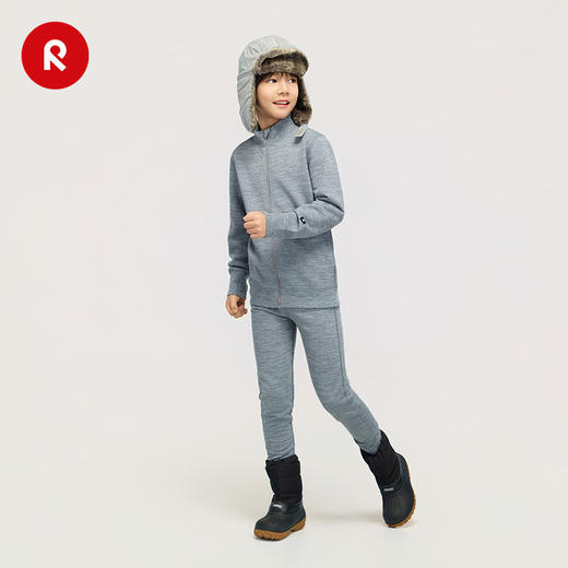 芬兰reima2025秋冬新品男女儿童中童羊毛保暖透气针织卫衣夹克 商品图4