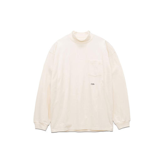 nanamica OOAL Mock Neck L/S Tee 有机棉半高领宽松长袖T恤 商品图4