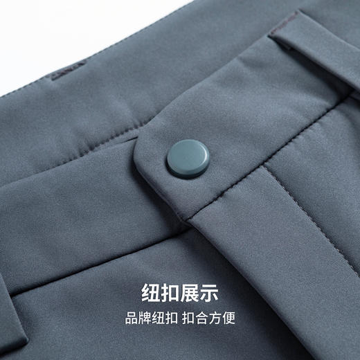 【抗静电&防水】圣得西男士加绒户外工装裤2025秋季款直筒休闲裤 商品图7