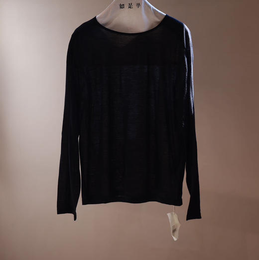 两色初剪羊毛薄T 商品图4