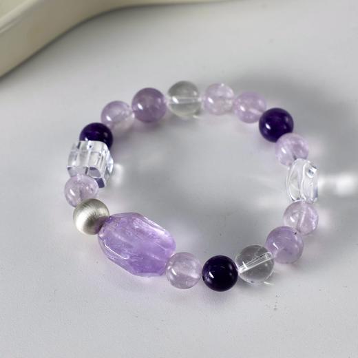 ARSIS｜晶石系列 灵气开运·紫水晶串珠手链 商品图4