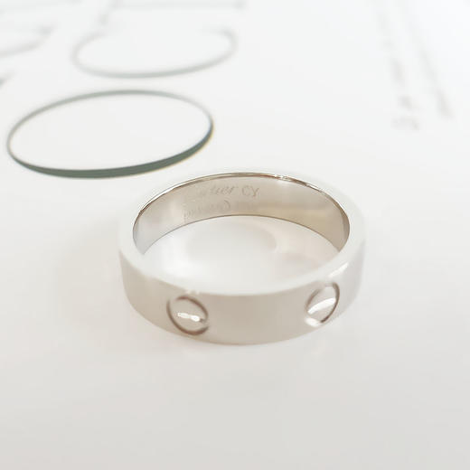 【定制款】PT950铂金定制款简约时尚LOVE戒指11号（皆取最大值）女士现售价：2680！190825NJS07 商品图4