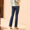 半身缘女裤 秋季简洁时尚洗水牛仔裤253202M10120028 商品缩略图1