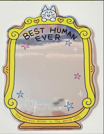 一只脏猴丨A6镜子贴纸 商品图0