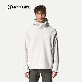 HOUDINI胡丁尼 Boxer魔术箱户外25秋新男套头运动连帽抓绒衣卫衣 830057