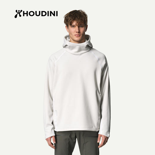 HOUDINI胡丁尼 Boxer魔术箱户外25秋新男套头运动连帽抓绒衣卫衣 830057 商品图0
