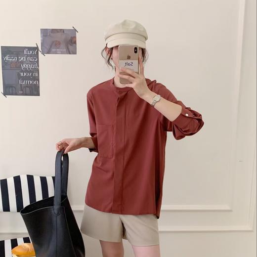 【à perles】18姆米桑蚕丝衬衫 侧面小开叉 商品图6