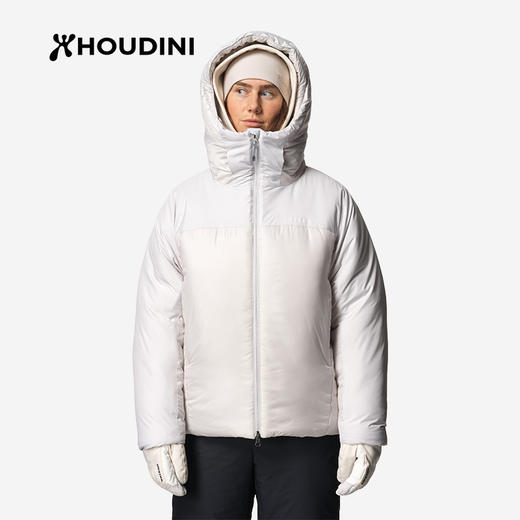 HOUDINI胡丁尼 Double Dunfri双倍邓菲女户外冬季保暖连帽棉服棉衣 820014 商品图0