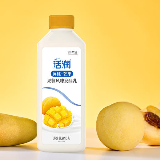 【超大果粒】活润果粒酸牛奶910g*2桶 商品图1