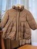 110【孤品捡漏】G247女童咖啡色刺绣波浪边棉服-喜出 商品缩略图2