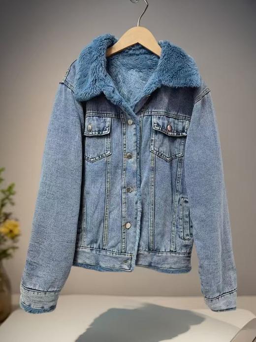 【孤品捡漏】G246牛仔内里加绒秋冬外套-喜出 商品图2