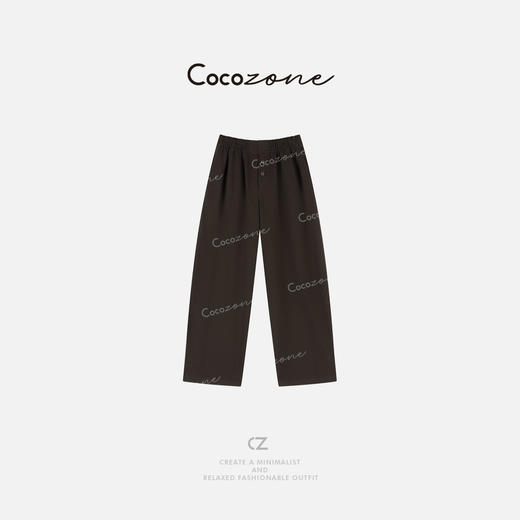 COCO ZONE 刘一一“两粒扣卫裤”羊毛混纺机能感休闲裤 CD1A1143 商品图2