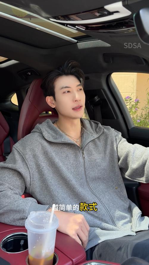 WY613秋冬新款个性纯色绒面立领连帽开衫拉链卫衣百搭休闲外套 商品图0