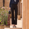半身缘女裤 春季质感拉满休闲舒适百搭喇叭裤261102M10320011 商品缩略图0
