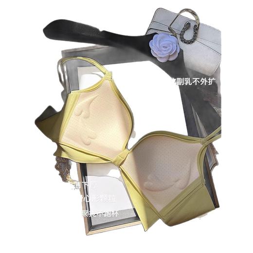 【小胸女孩的蜜桃魔法🍑】细肩带美背内衣 小胸聚拢收副乳防外扩防下垂显大文胸不空杯胸罩，细肩带美背内衣，聚拢显大不空杯，轻松穿出圆润曲线✨舒适无痕，颜值与功能双加分！ 商品图4