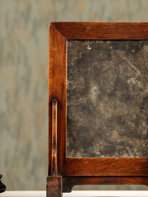 清早期	黄花梨嵌绿石座屏 商品图3