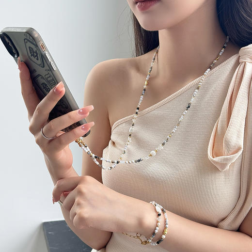 优选丨一链五用【贺福安 天然石套链】项链/手链/手机链 多种用途 购入超划算 商品图1