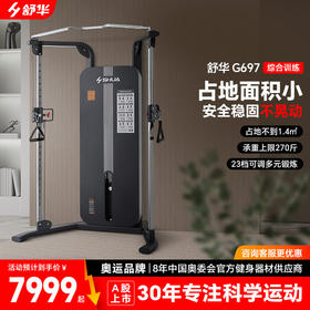 舒华家用力量站高位下拉训练器单人站健身器材综合飞鸟训练器G697