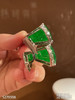 正冰种浓艳绿无事牌耳坠【5270508】具体价格微信咨询 商品缩略图7
