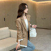 奢姿2025秋季新款气质平驳领通勤西装外套韩版学院风小西服上衣J93337034 商品缩略图1