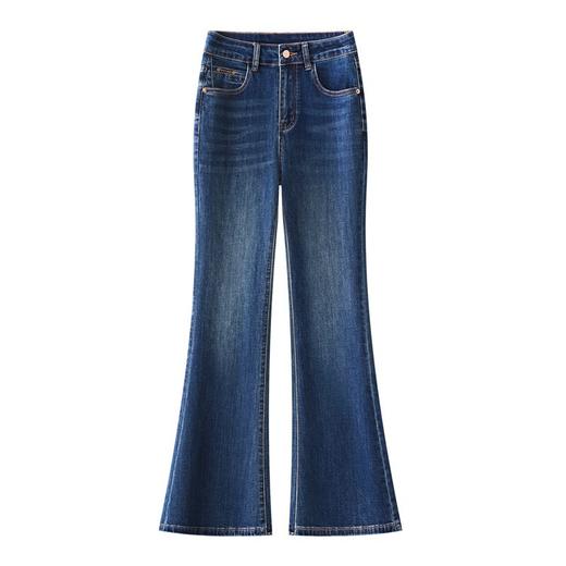 YM MSN25181微喇牛仔裤显瘦弹力时尚修身喇叭裤 商品图4