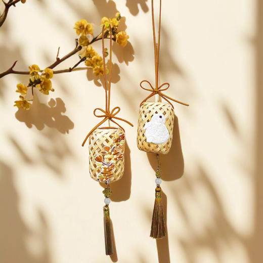 【中秋节DIY竹编灯笼手工&成品系列】手工灯笼制作材料包成品可发光创意手提灯笼装饰挂件 商品图4