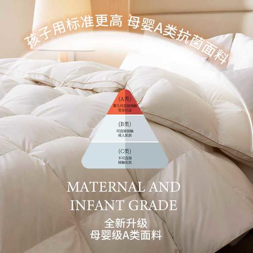 【品牌直发】加倍生活 高奢艾菲尔法国进口鸭绒被 ICEQUEEN冰雪皇后系列羽绒被子 A类标准95白鸭绒被芯 商品图1