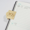 趁早15周年纪念黄铜夹手账本装饰书签夹子票据金属夹 商品缩略图2
