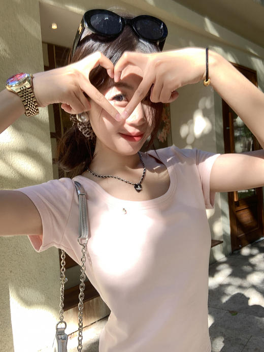 <曾小咸推荐>现货秒杀！最后一波 ！抢到赚到！3色针织修身短袖 日常89.99 立减50 秒杀39.99！ 商品图13