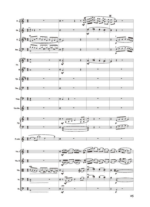 长笛协奏曲 金复载作曲 上海音乐出版社 商品图5