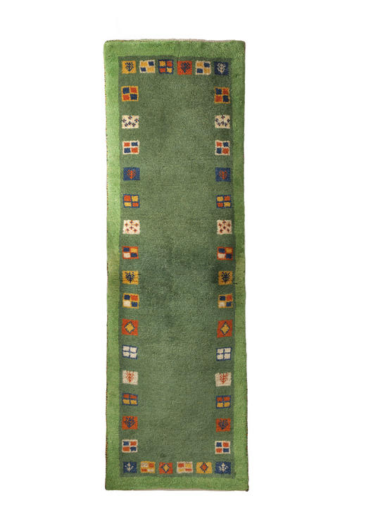 伽罗 JALO 伊朗进口手工编织GABBEH风格床边羊毛地毯 商品图0