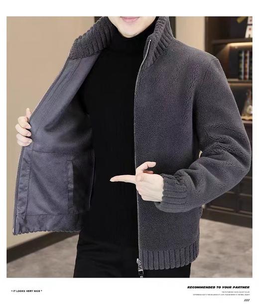 【孤品捡漏】G236羊毛双面颗粒羊毛外套-喜出 商品图4